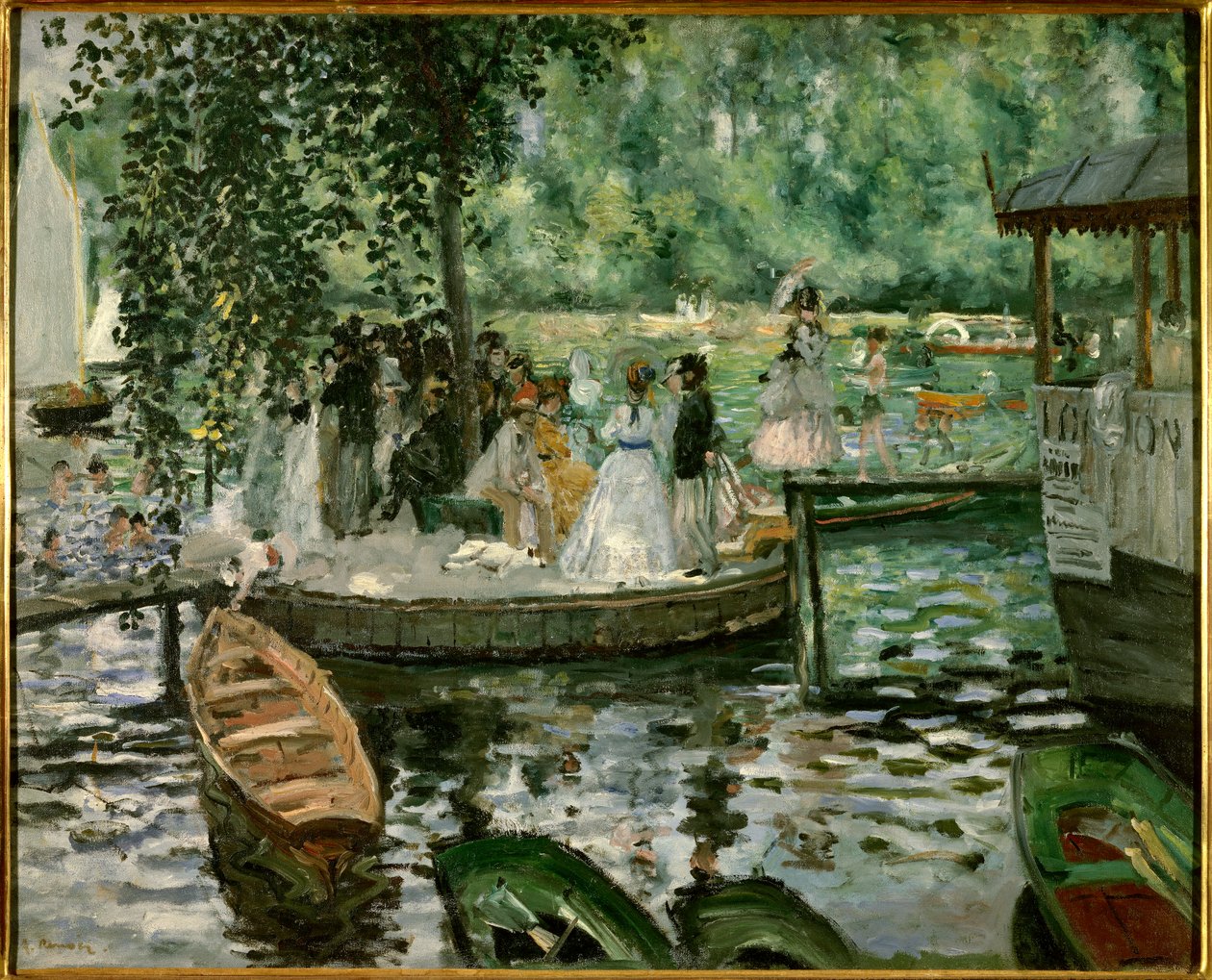 La Grenouillère da Pierre Auguste Renoir