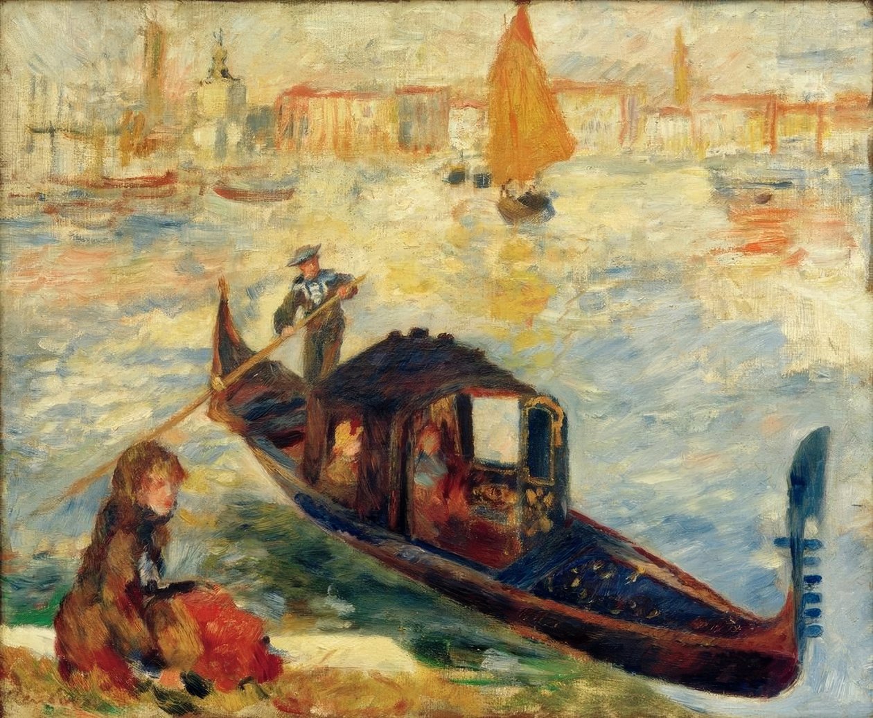 Il Canal Grande, Venezia (Gondole) da Pierre Auguste Renoir