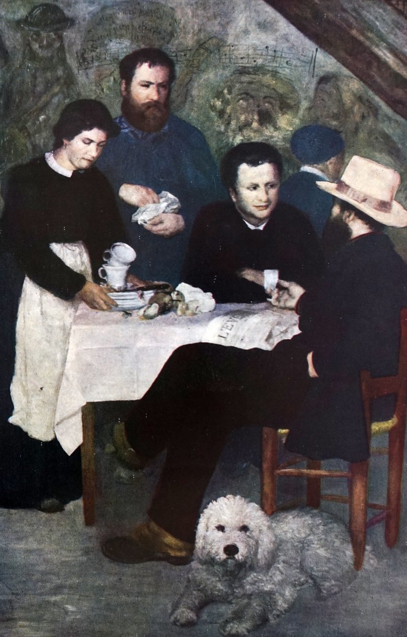 Il cabaret della Madre Antony Bourron-Marlotte da Pierre Auguste Renoir
