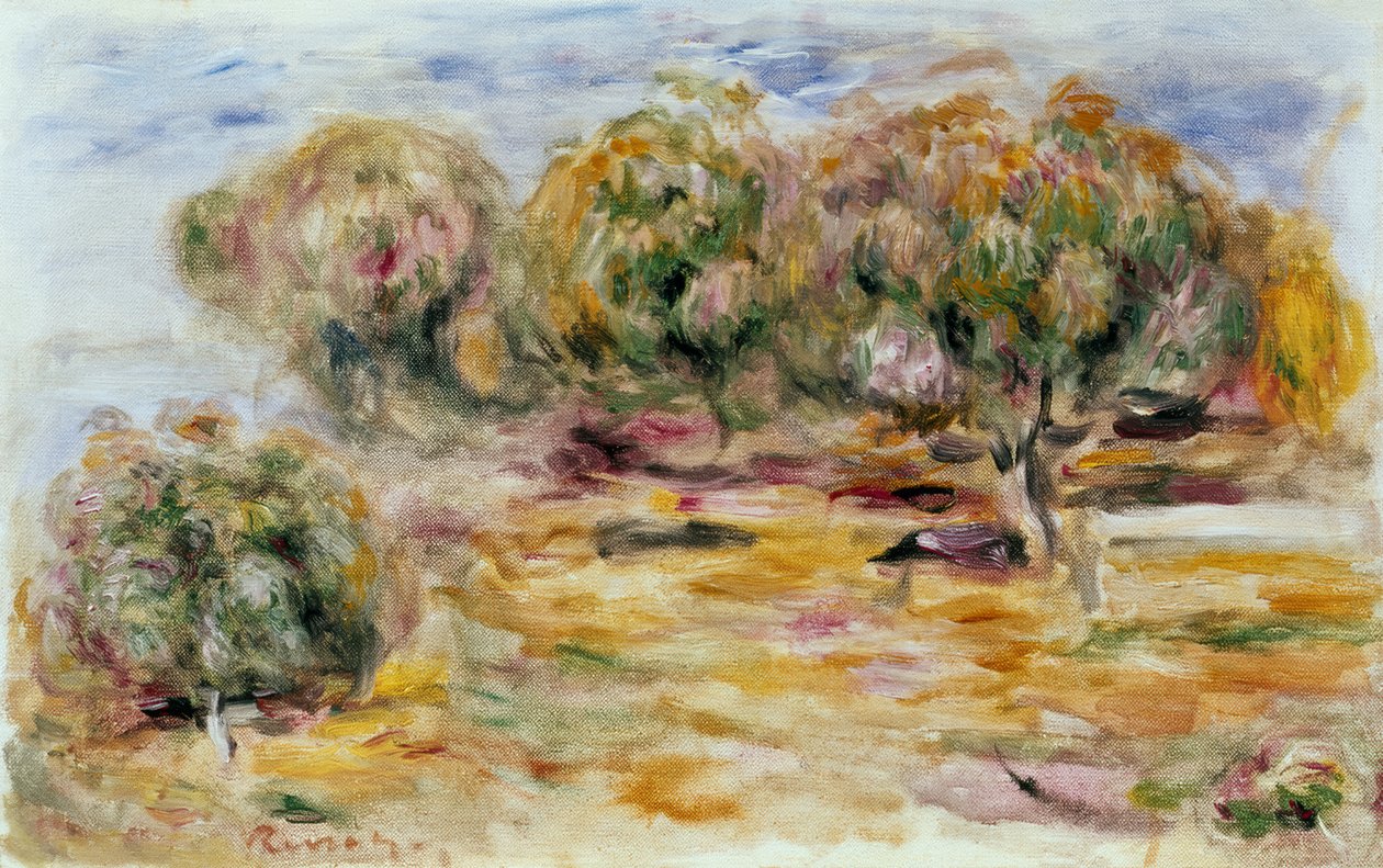 Il giardino delle Collettes da Pierre Auguste Renoir