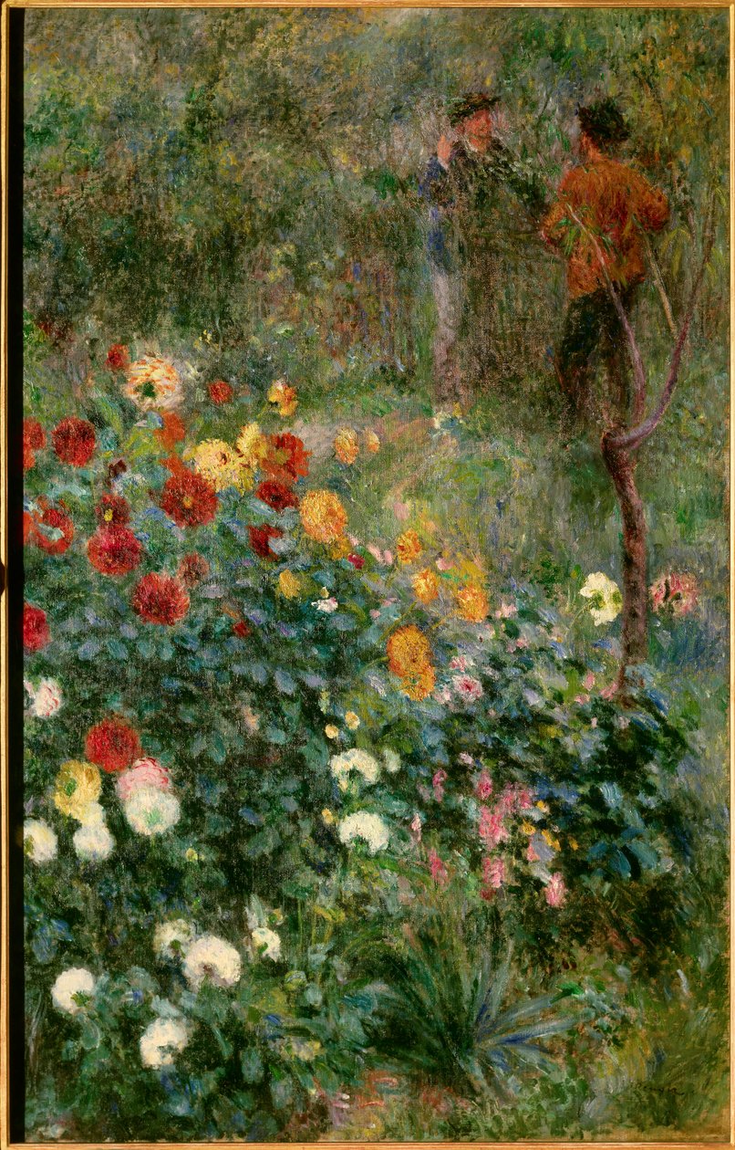 Il giardino rue Cortot a Montmartre da Pierre Auguste Renoir