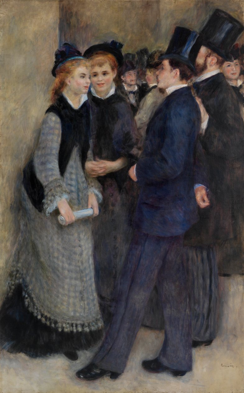 Uscita dal conservatorio da Pierre Auguste Renoir