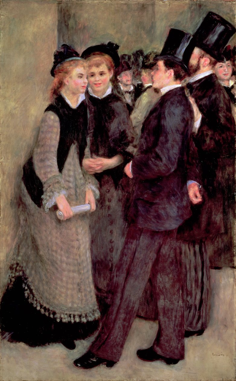 Uscita dal conservatorio (La Sortie du conservatoire) da Pierre Auguste Renoir