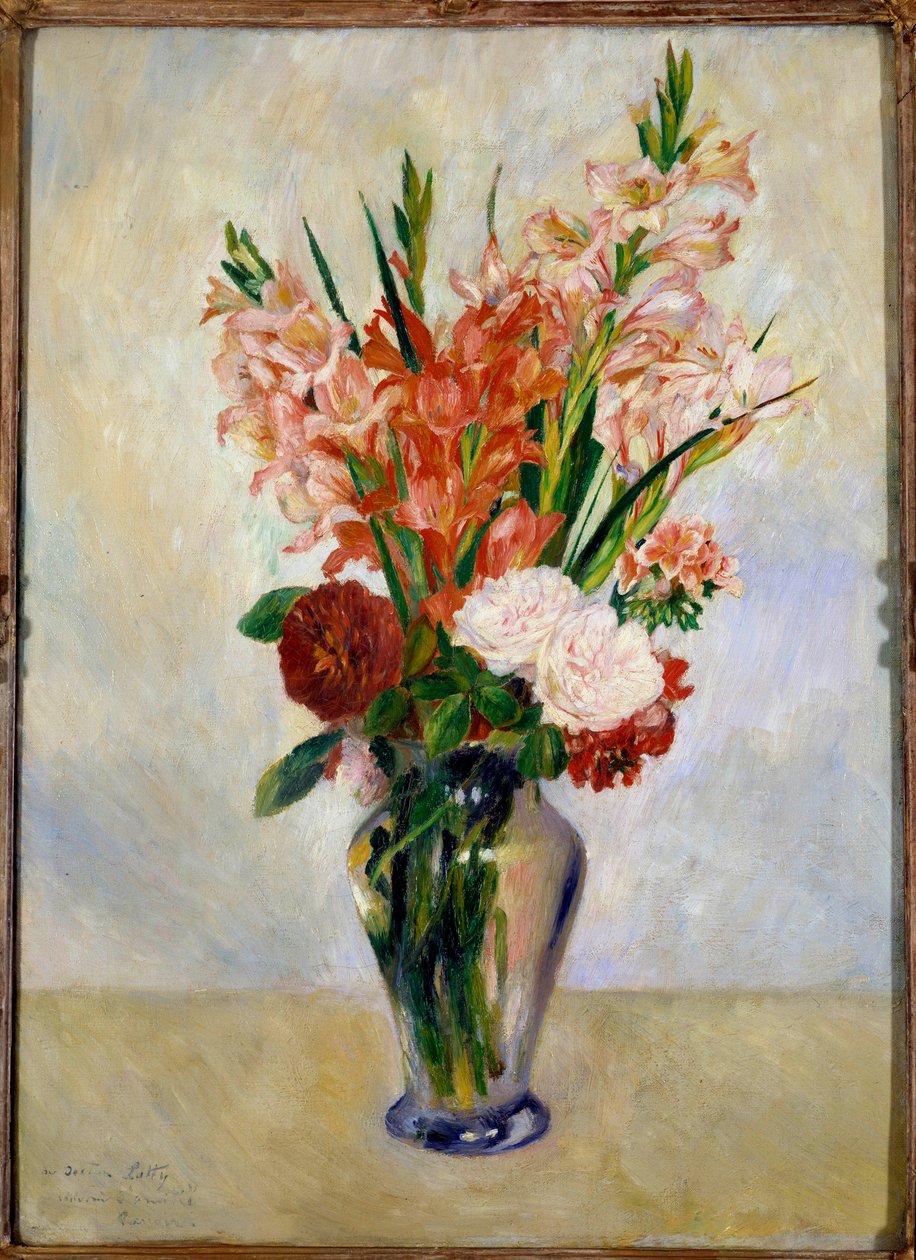 I gladioli da Pierre Auguste Renoir