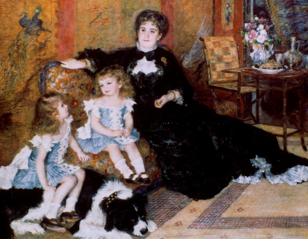 Madame Georges Charpentier e i suoi figli, 1878 da Pierre Auguste Renoir