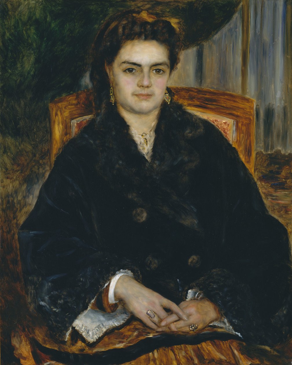 Madame Édouard Bernier Marie-Octavie-Stéphanie Laurens da Pierre Auguste Renoir