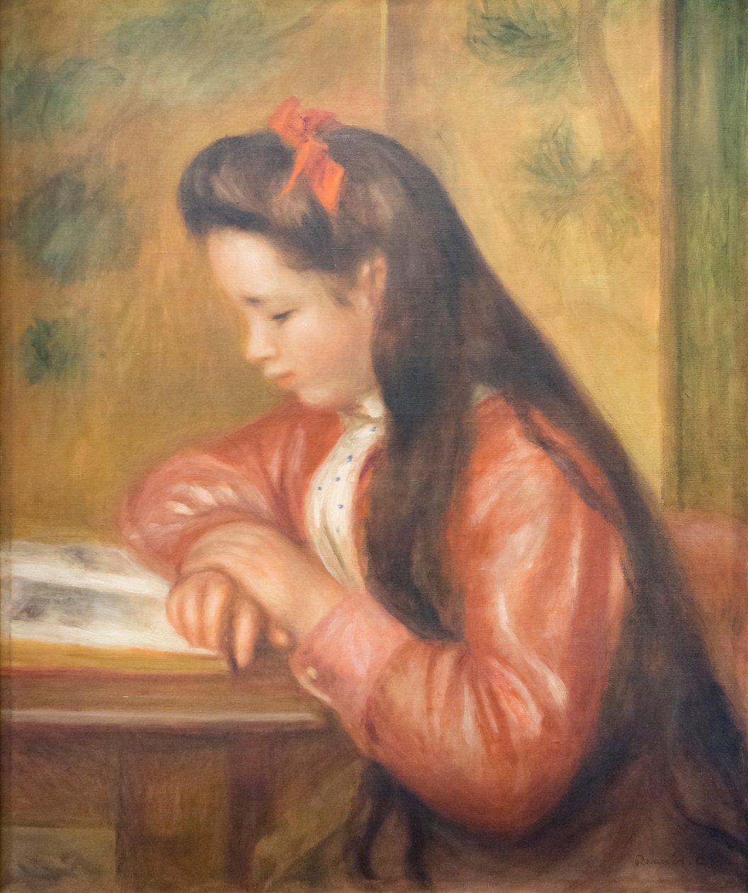 Mademoiselle Genevieve Caillebotte, la futura Madame Chardeau da Pierre Auguste Renoir