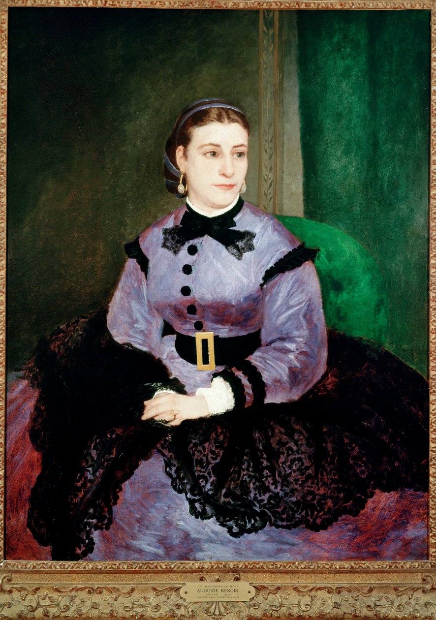 Mademoiselle Sicot (olio su tela) da Pierre Auguste Renoir