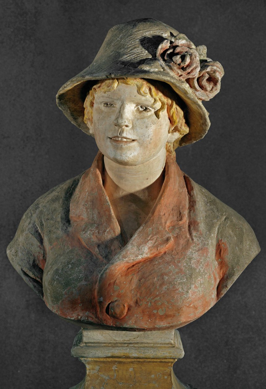 Mme. Renoir (terracotta policroma) da Pierre Auguste Renoir