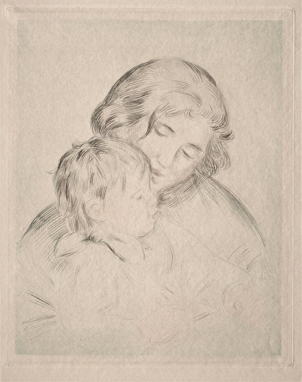 Madre e figlio da Pierre Auguste Renoir