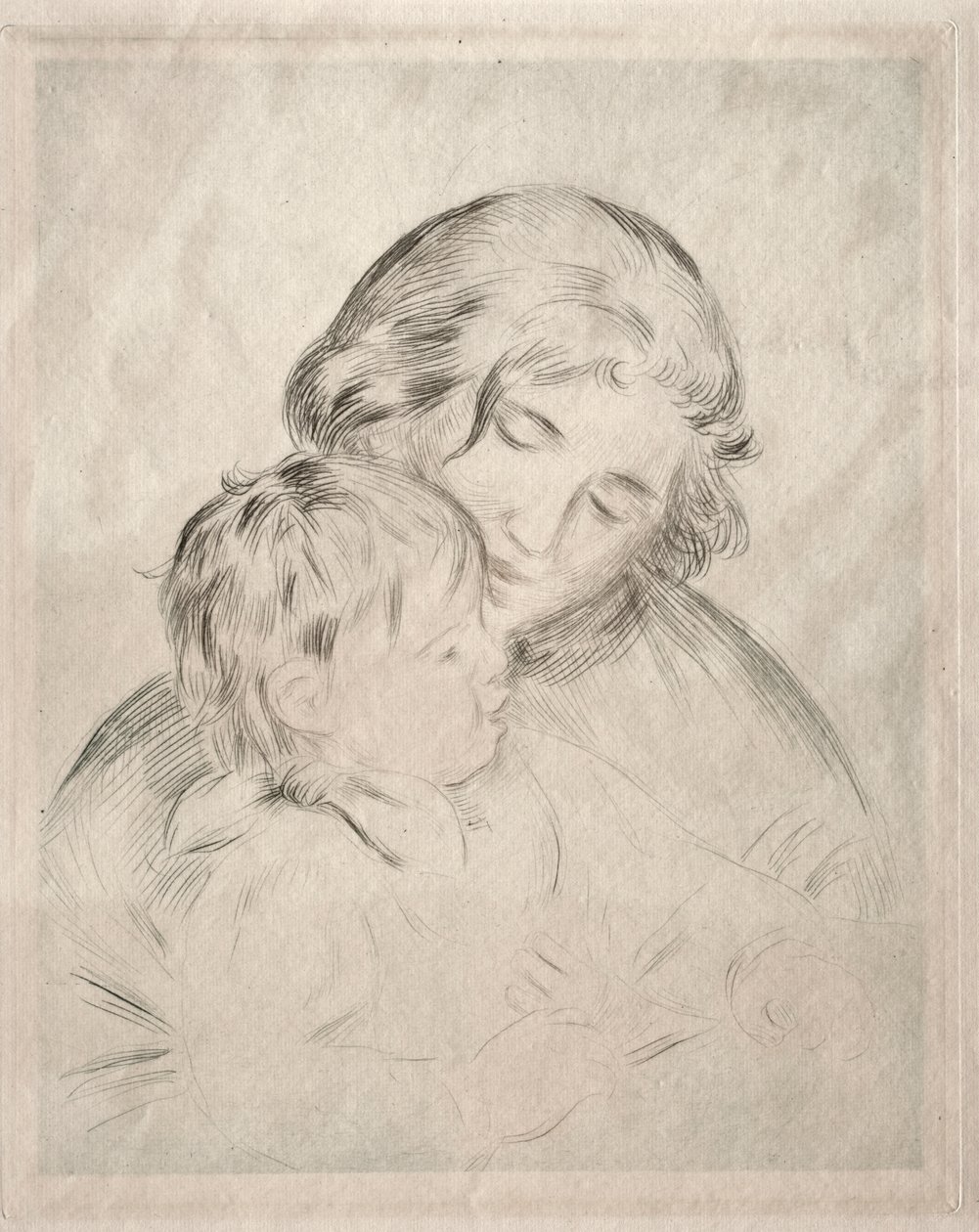 Madre e figlio da Pierre Auguste Renoir