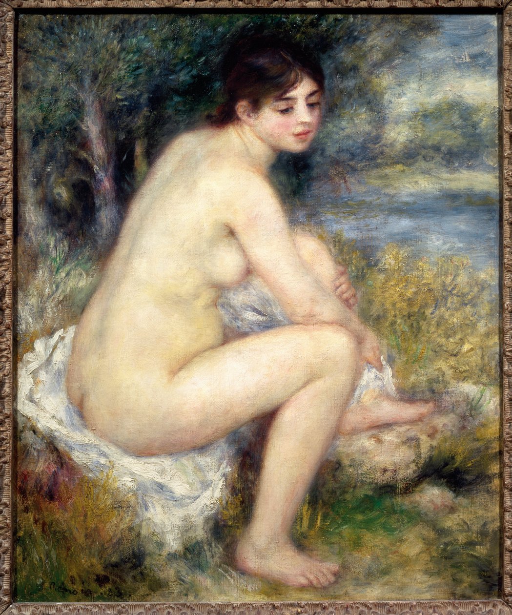 Donna nuda in un paesaggio da Pierre Auguste Renoir