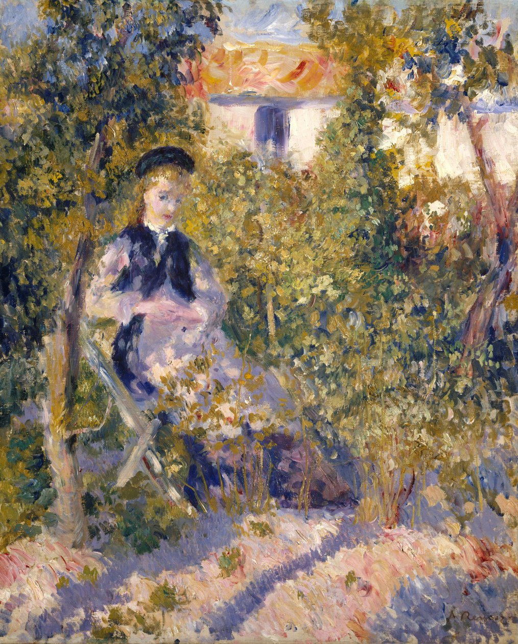 Nini nel Giardino da Pierre Auguste Renoir