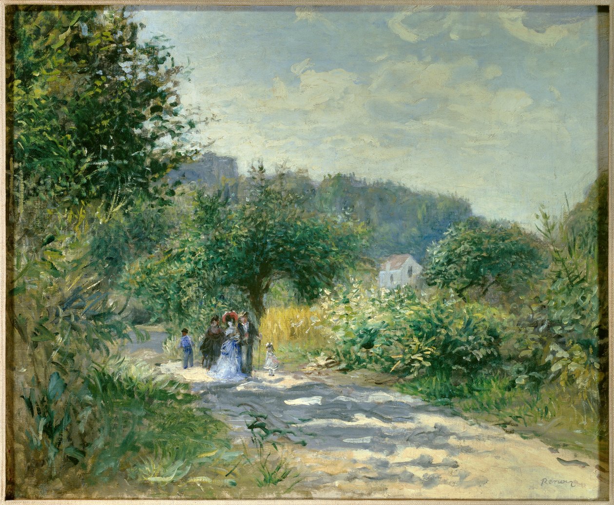 Sentiero per Louveciennes da Pierre Auguste Renoir