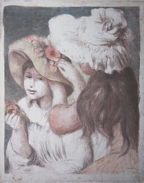 Fissare il Cappello da Pierre Auguste Renoir