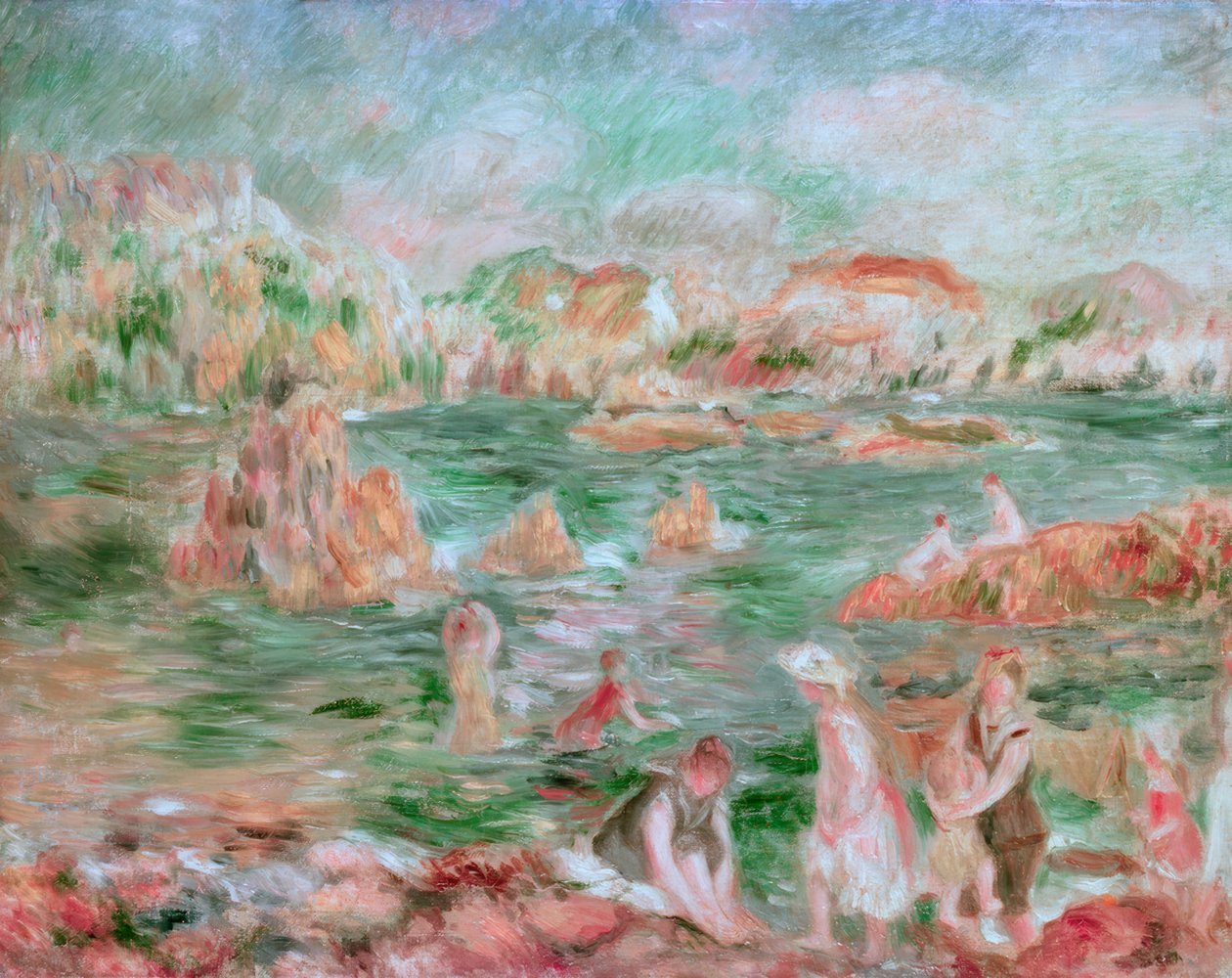 Spiaggia di Guernsey da Pierre Auguste Renoir