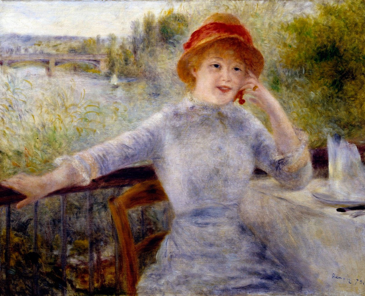Ritratto di Alphonsine Fournaise, figlia del proprietario di un ristorante sull