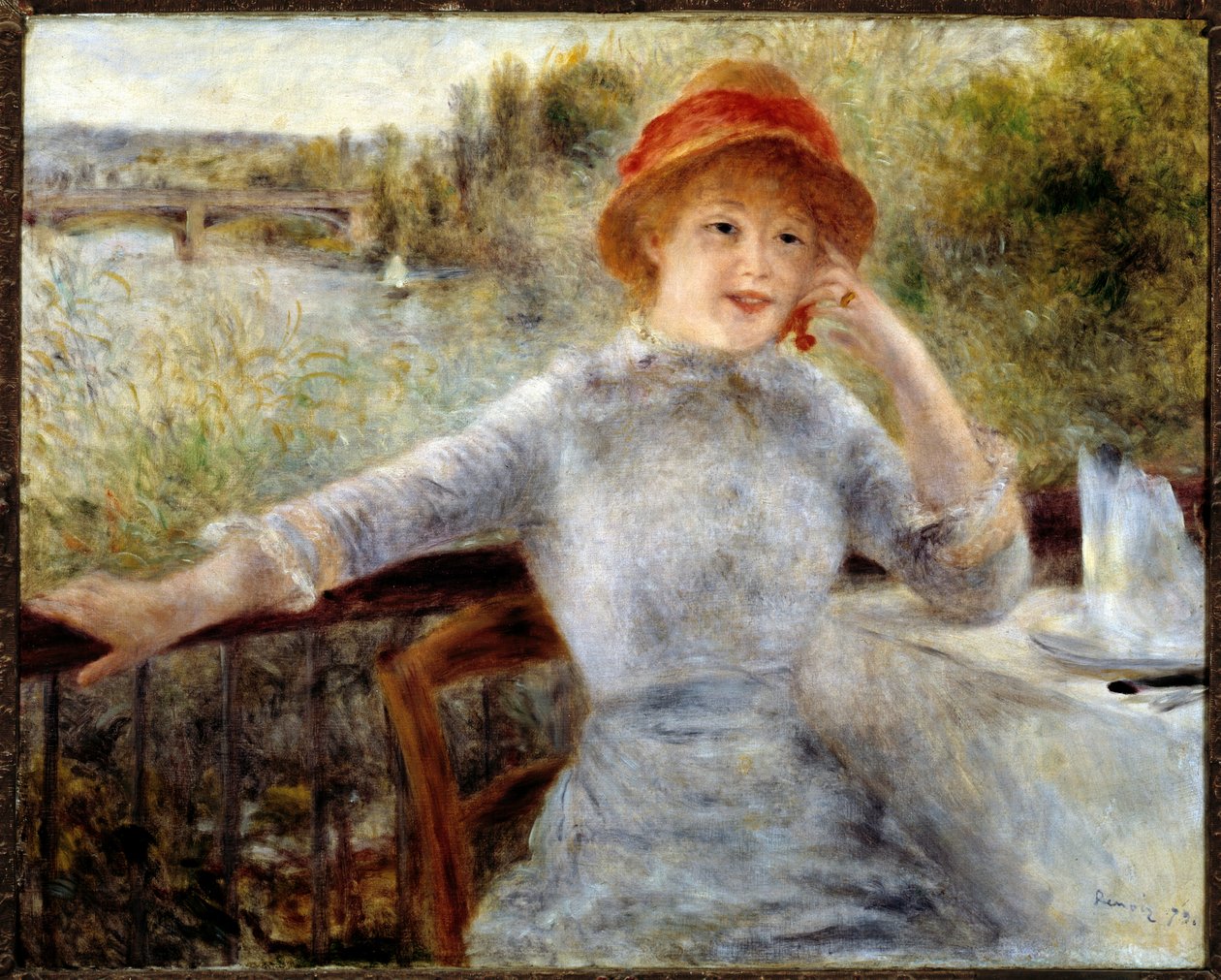 Ritratto di Alphonsine Fournaise da Pierre Auguste Renoir