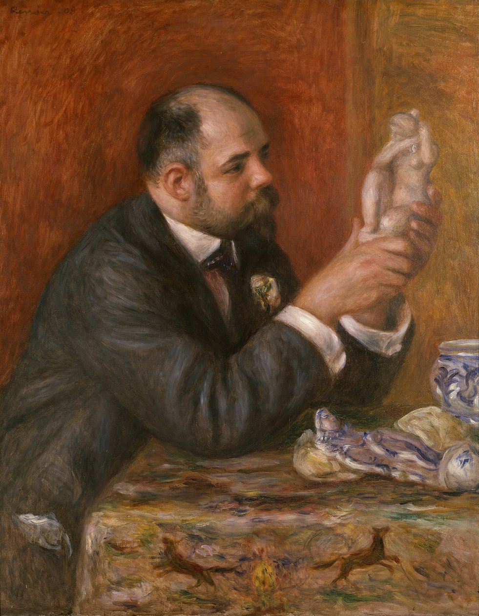 Ritratto di Ambroise Vollard 1865-1939, 1908 da Pierre Auguste Renoir
