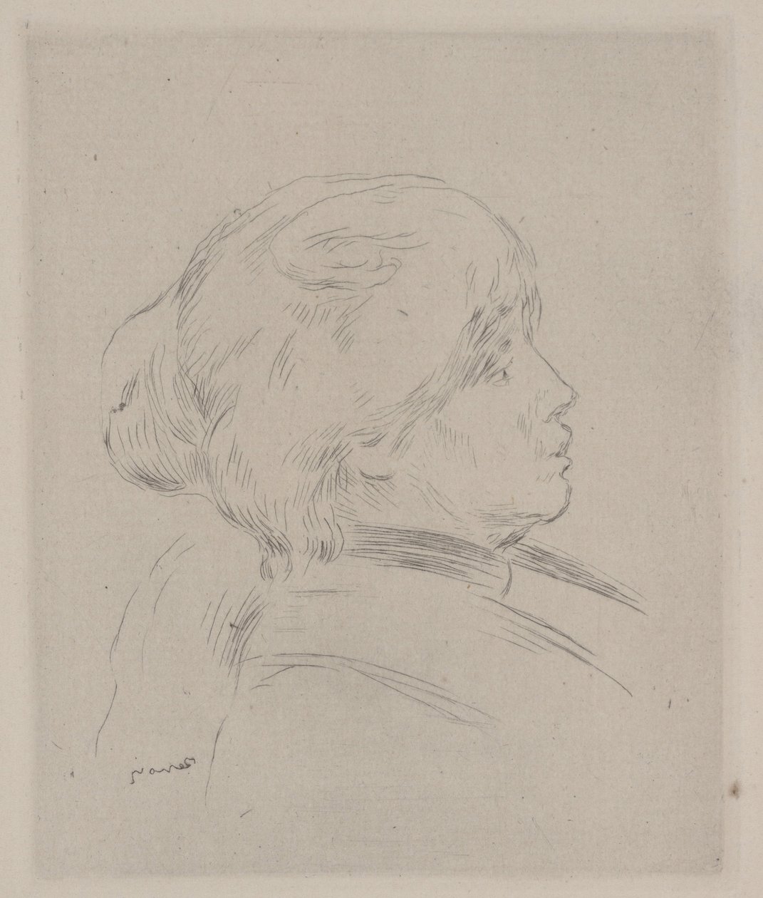 Ritratto di Berthe Morisot da Pierre Auguste Renoir