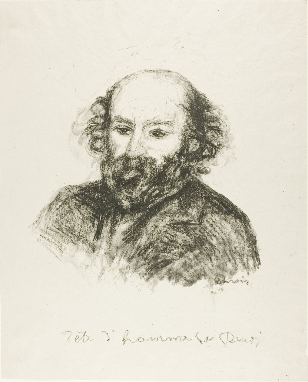 Ritratto di Cézanne da Pierre Auguste Renoir