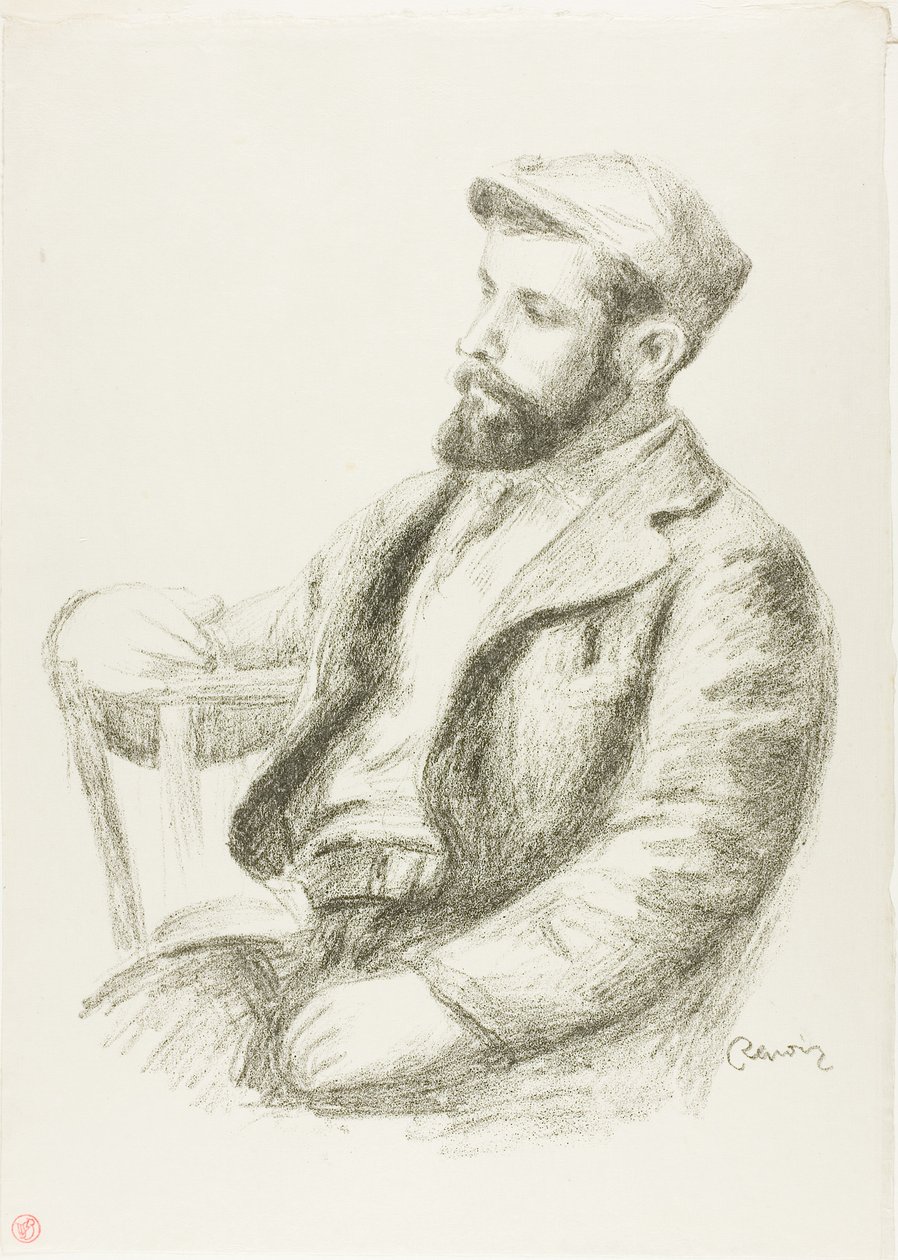 Ritratto di Louis Valtat da Pierre Auguste Renoir