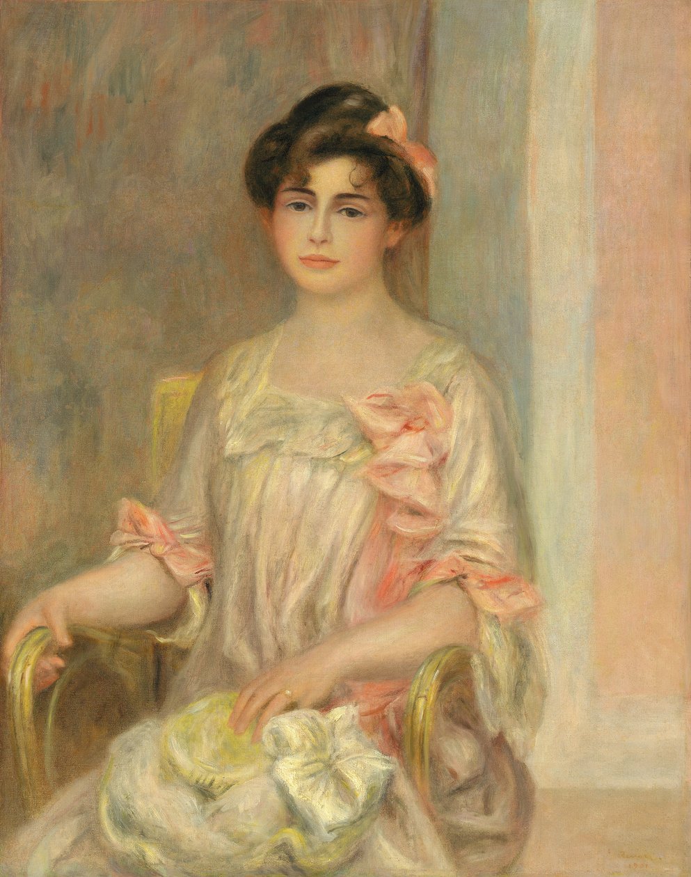 Ritratto di Madame Josse Bernheim-Dauberville (nata Mathilde Adler) da Pierre Auguste Renoir