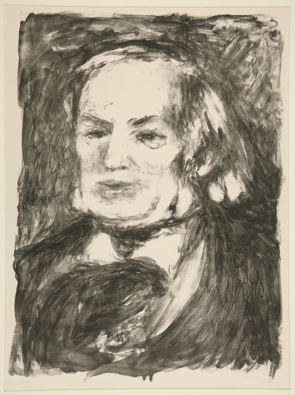 Ritratto di Richard Wagner da Pierre Auguste Renoir