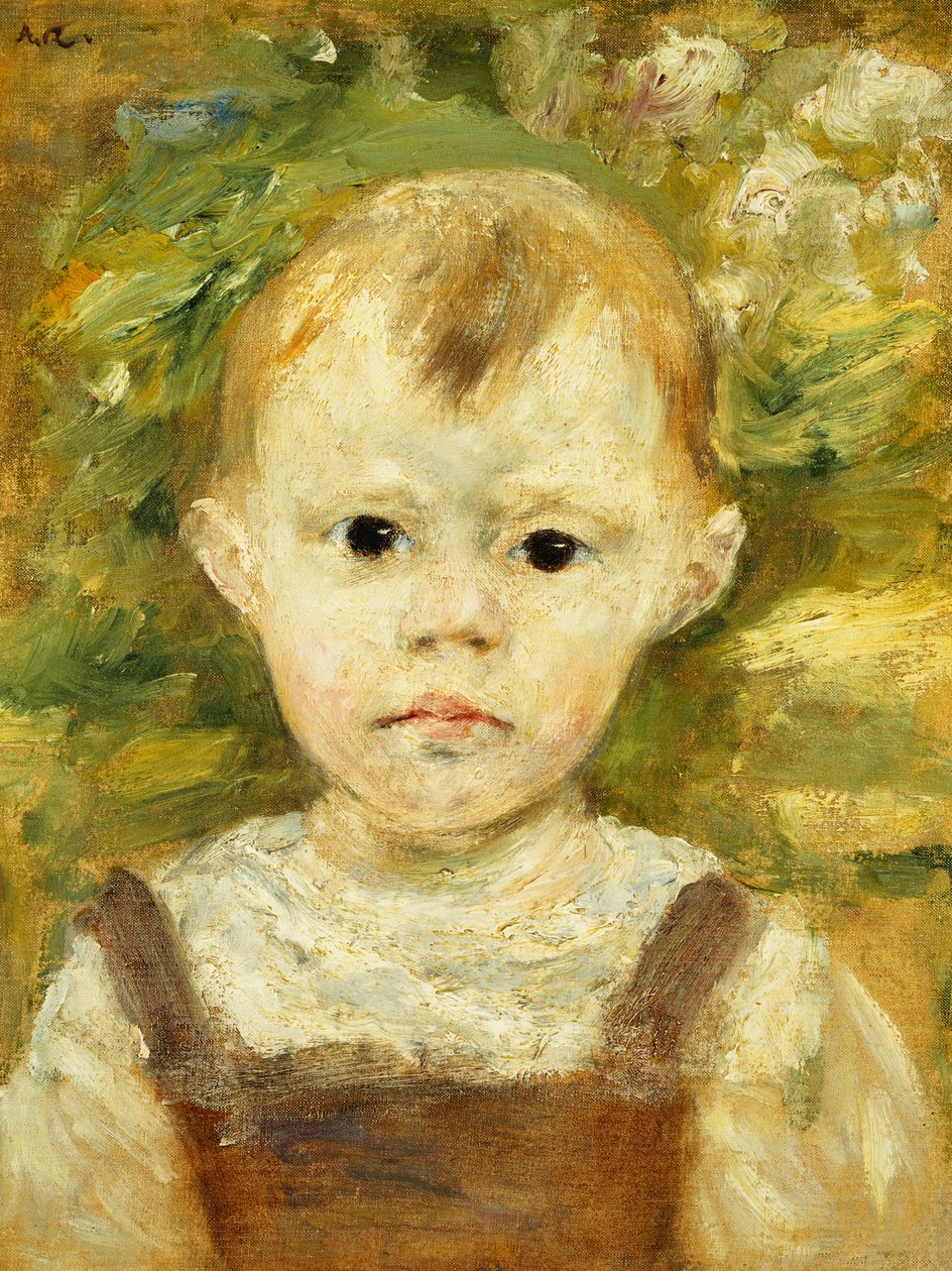 Ritratto di un bambino, c.1880 da Pierre Auguste Renoir