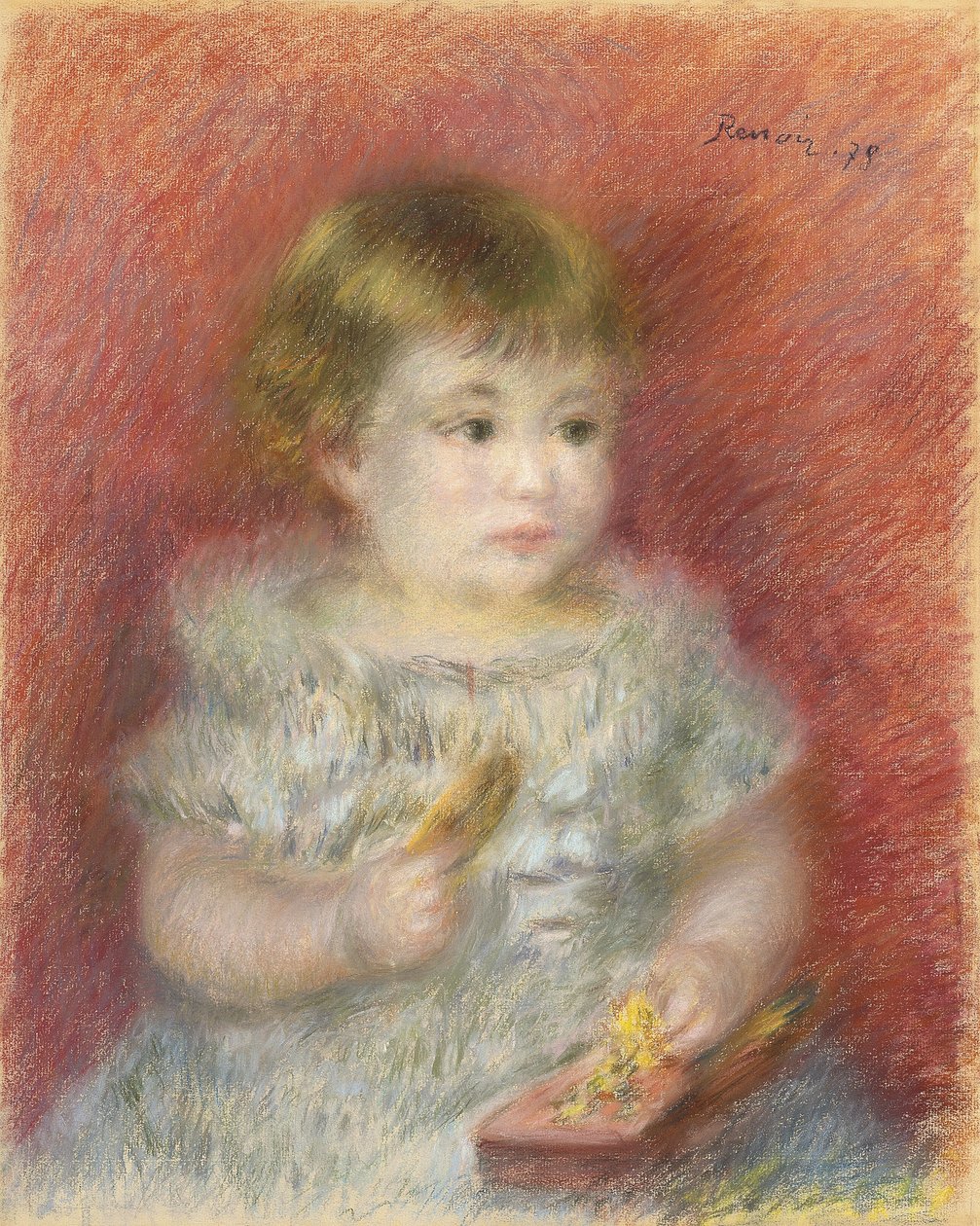 Ritratto di un bambino da Pierre Auguste Renoir