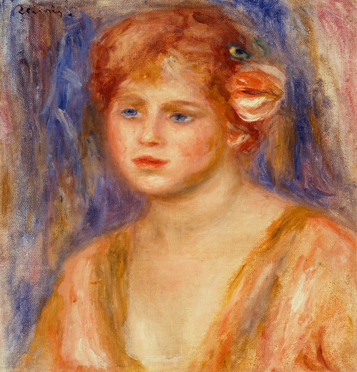Ritratto di una giovane ragazza da Pierre Auguste Renoir