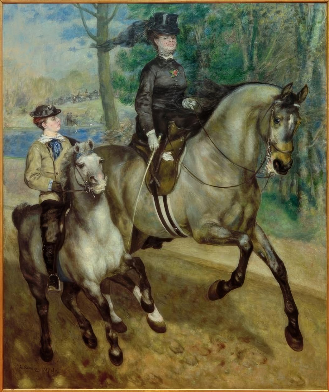 Cavaliere nel Bois de Boulogne da Pierre Auguste Renoir