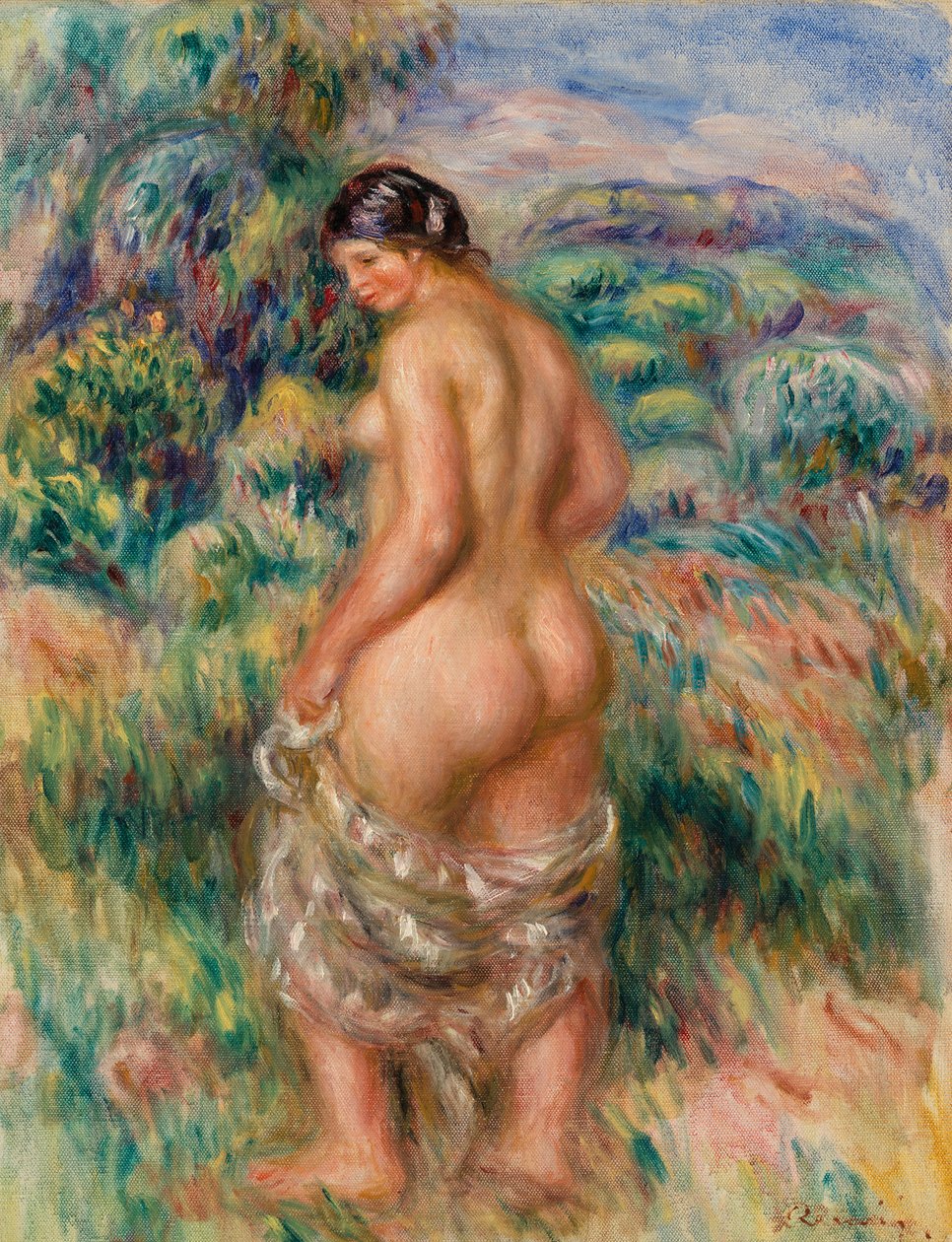 Bagnante in Piedi da Pierre Auguste Renoir