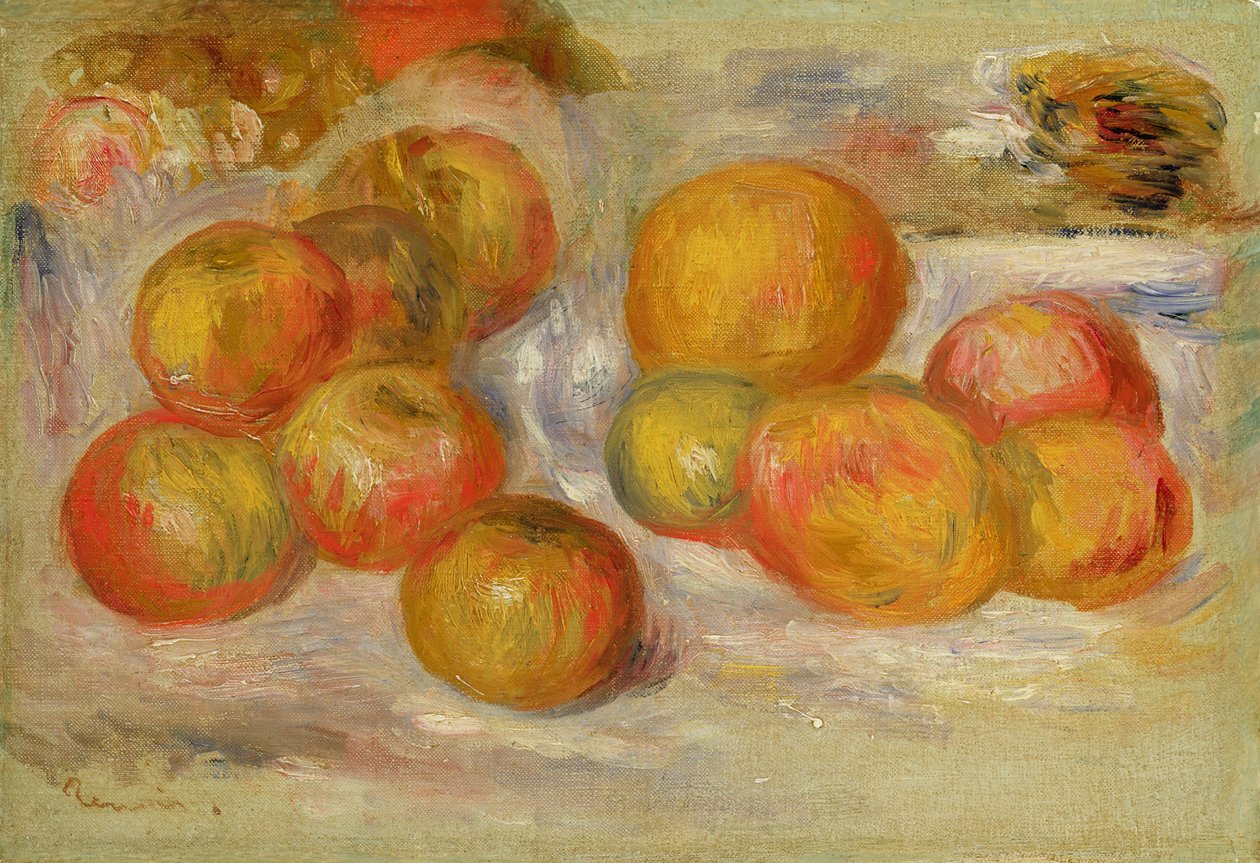Natura morta con mele, c.1898 da Pierre Auguste Renoir