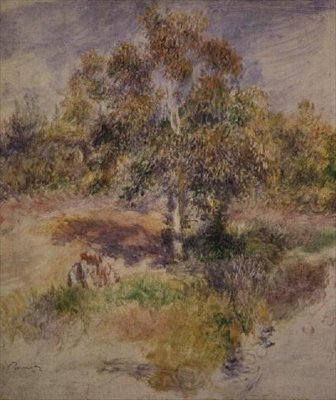 Studio di un albero da Pierre-Auguste Renoir