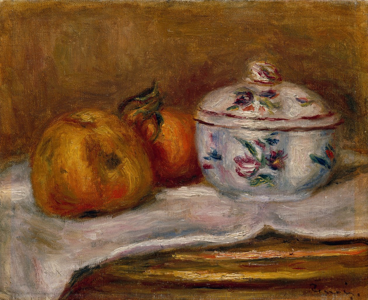 Zuccheriera, Mela e Arancia da Pierre Auguste Renoir