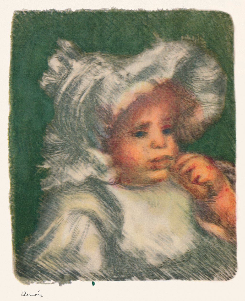 Il bambino con il biscotto, c. 1898-1899, 1946 da Pierre Auguste Renoir