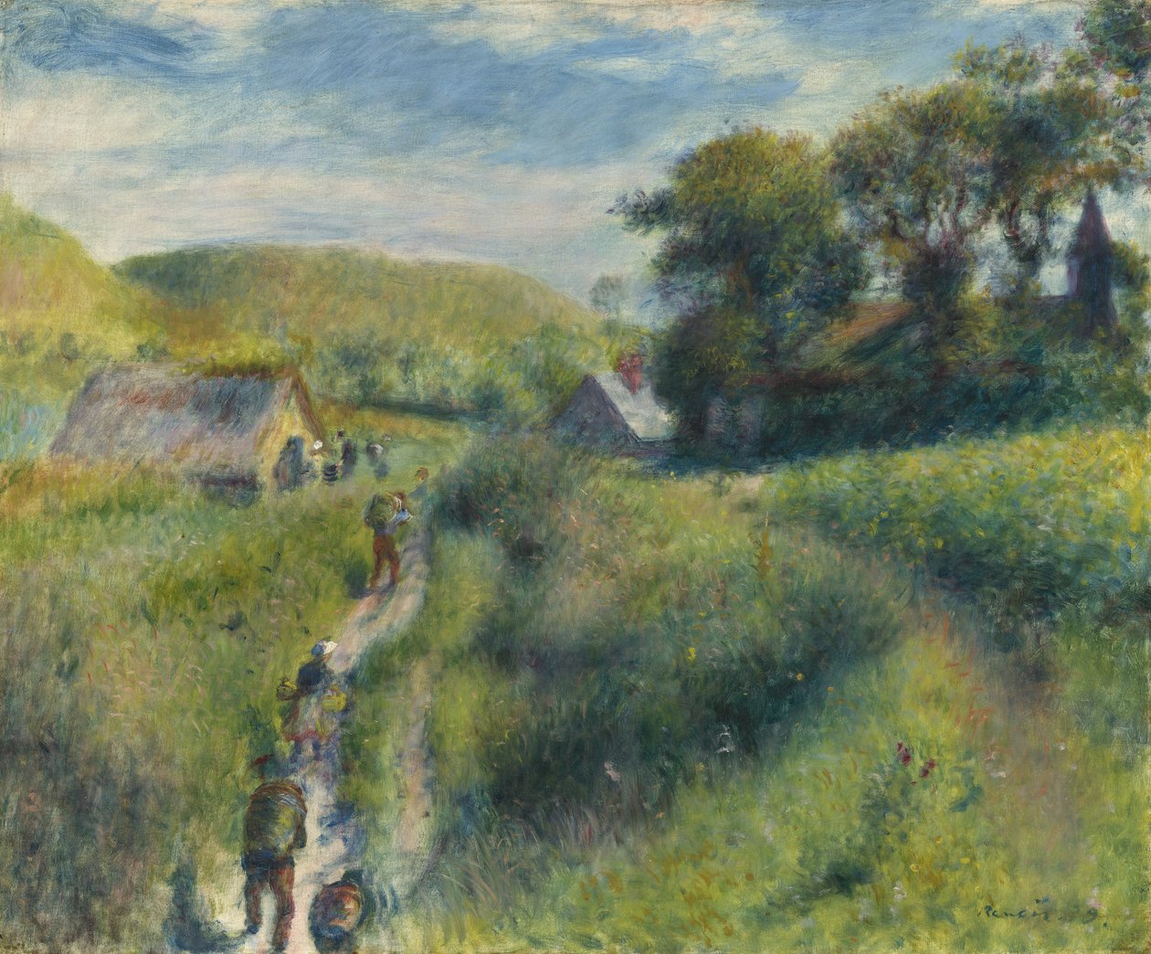 La raccolta delle cozze, 1879 da Pierre Auguste Renoir