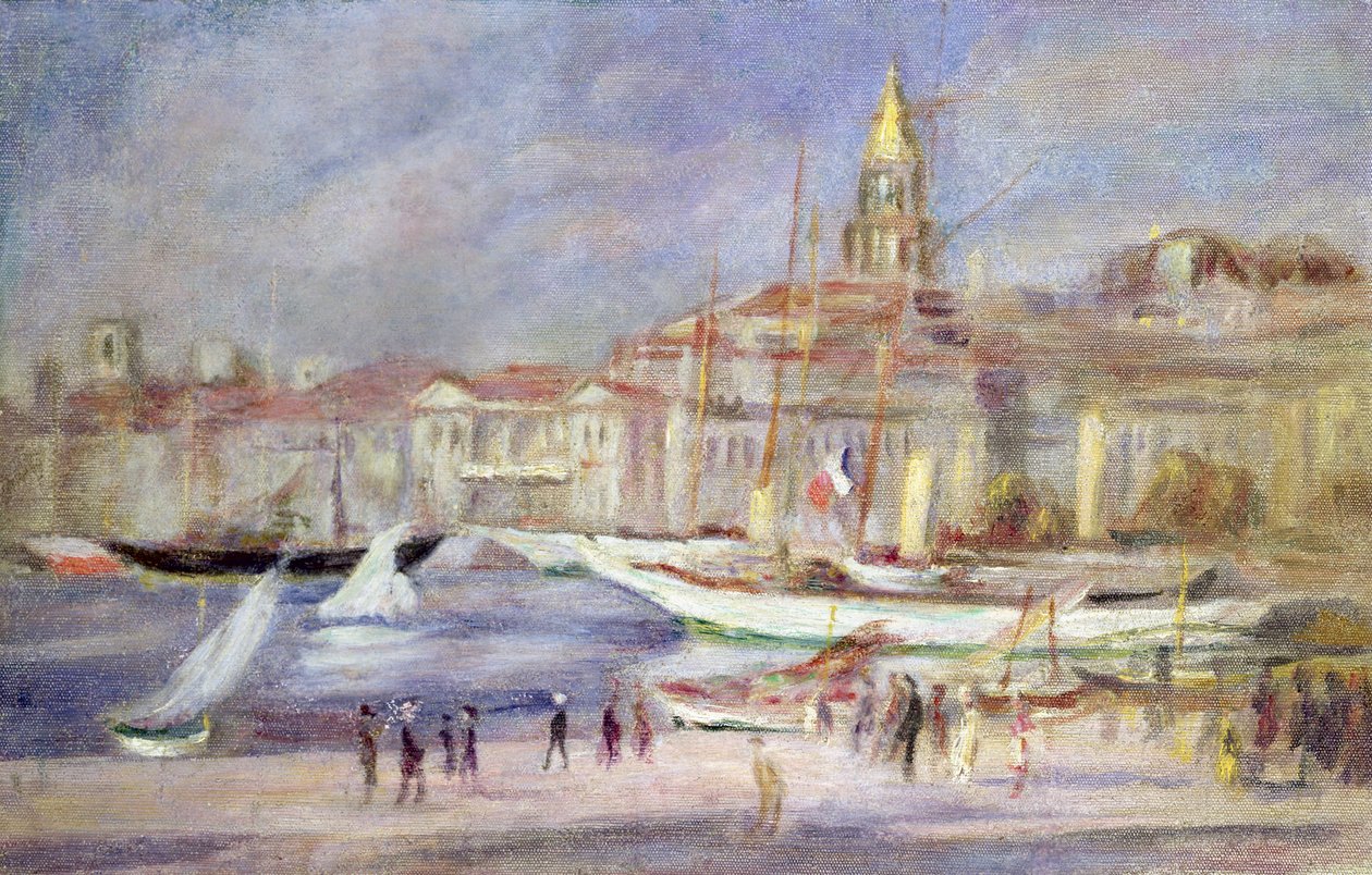 Il vecchio porto di Marsiglia da Pierre Auguste Renoir