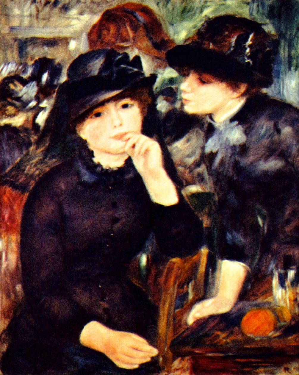 Due ragazze in nero da Pierre Auguste Renoir