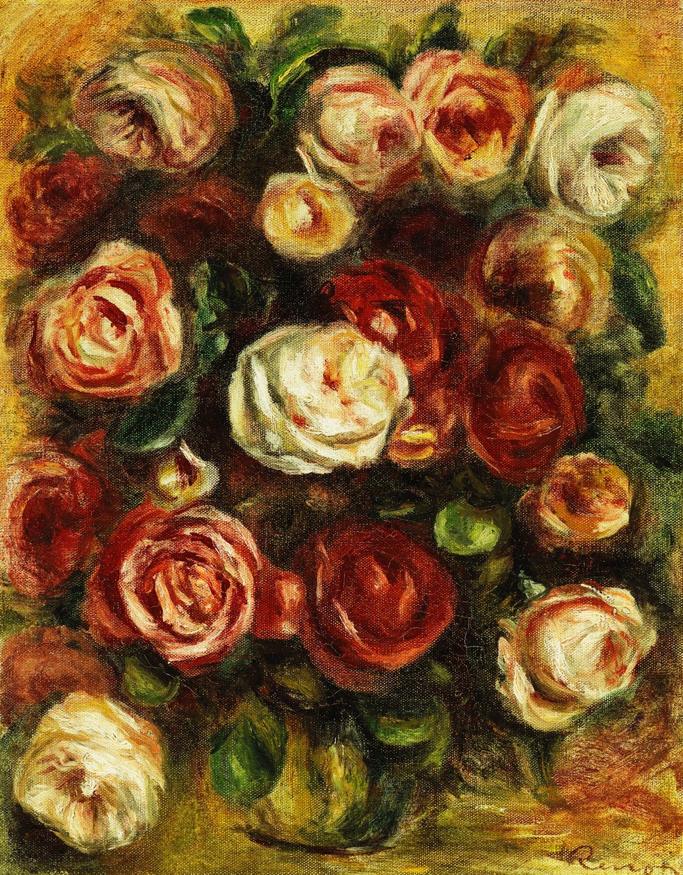 Vaso di rose da Pierre Auguste Renoir