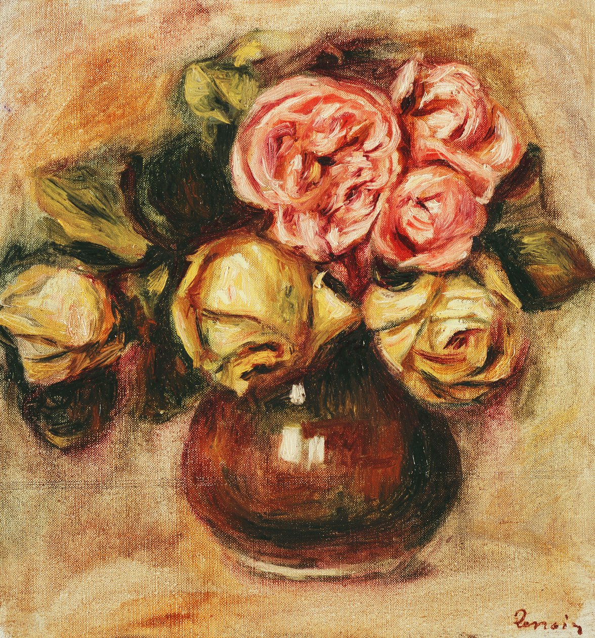 Vaso di Rose da Pierre Auguste Renoir
