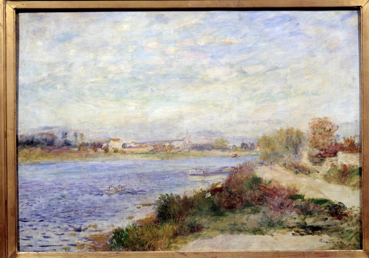 Vista della Senna ad Argenteuil da Pierre Auguste Renoir