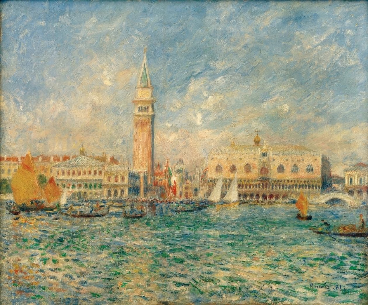Veduta di Venezia (Il Palazzo Ducale) | Stampa d'arte