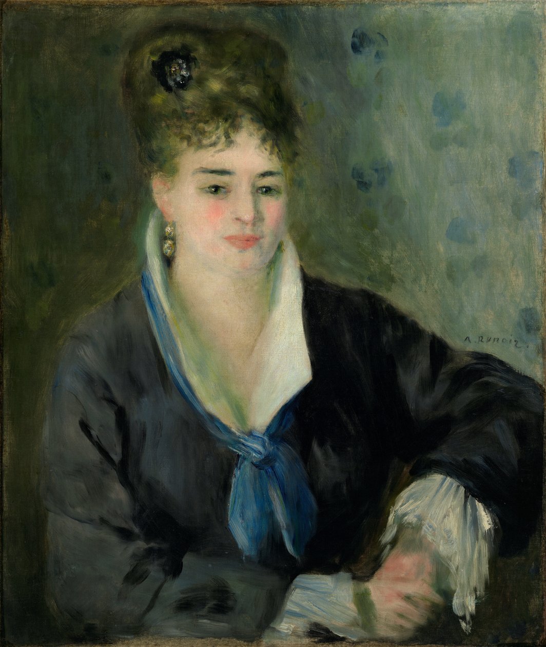 Donna in nero da Pierre Auguste Renoir