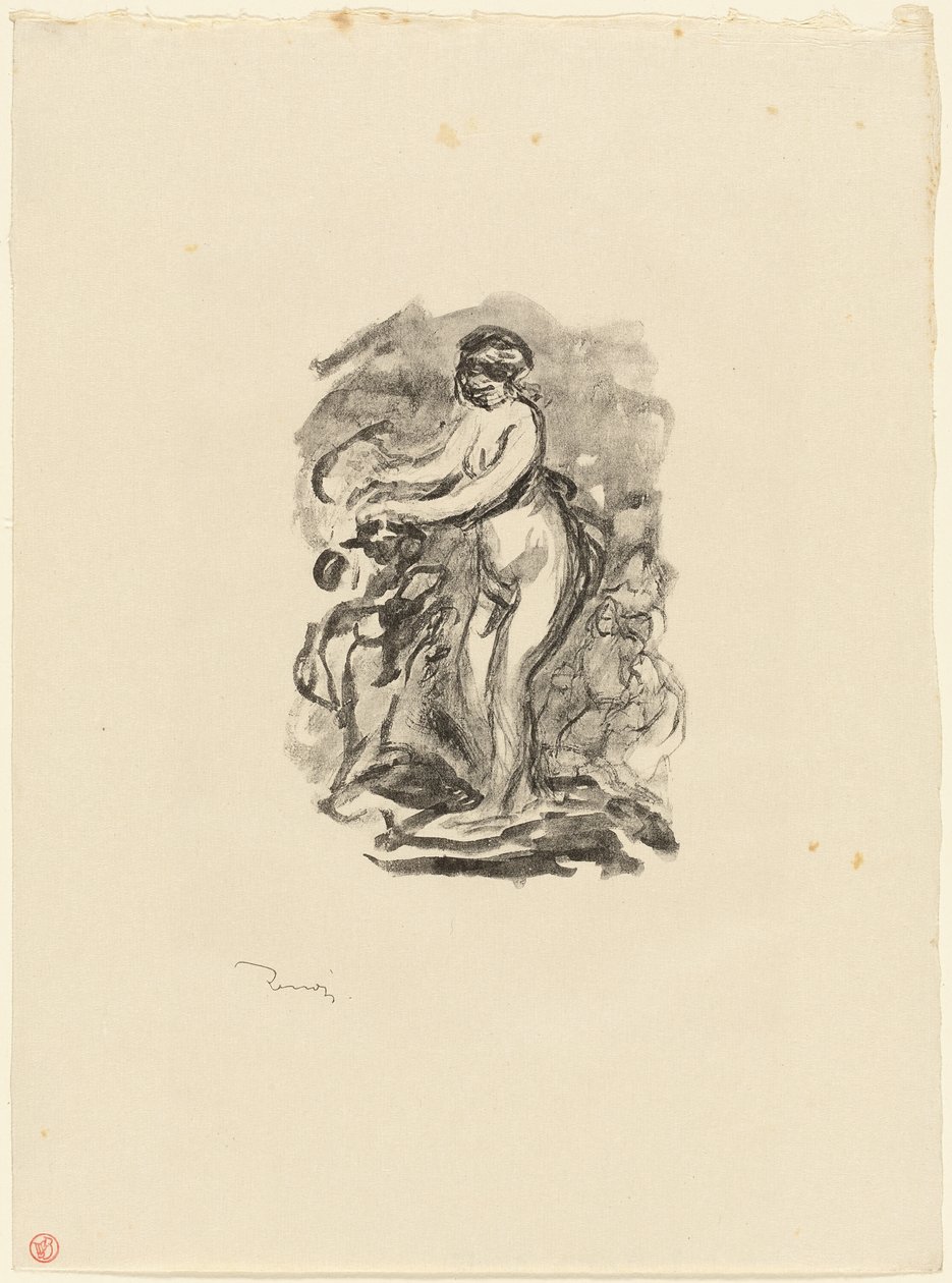 Donna con vite, 1ª variante da Pierre Auguste Renoir