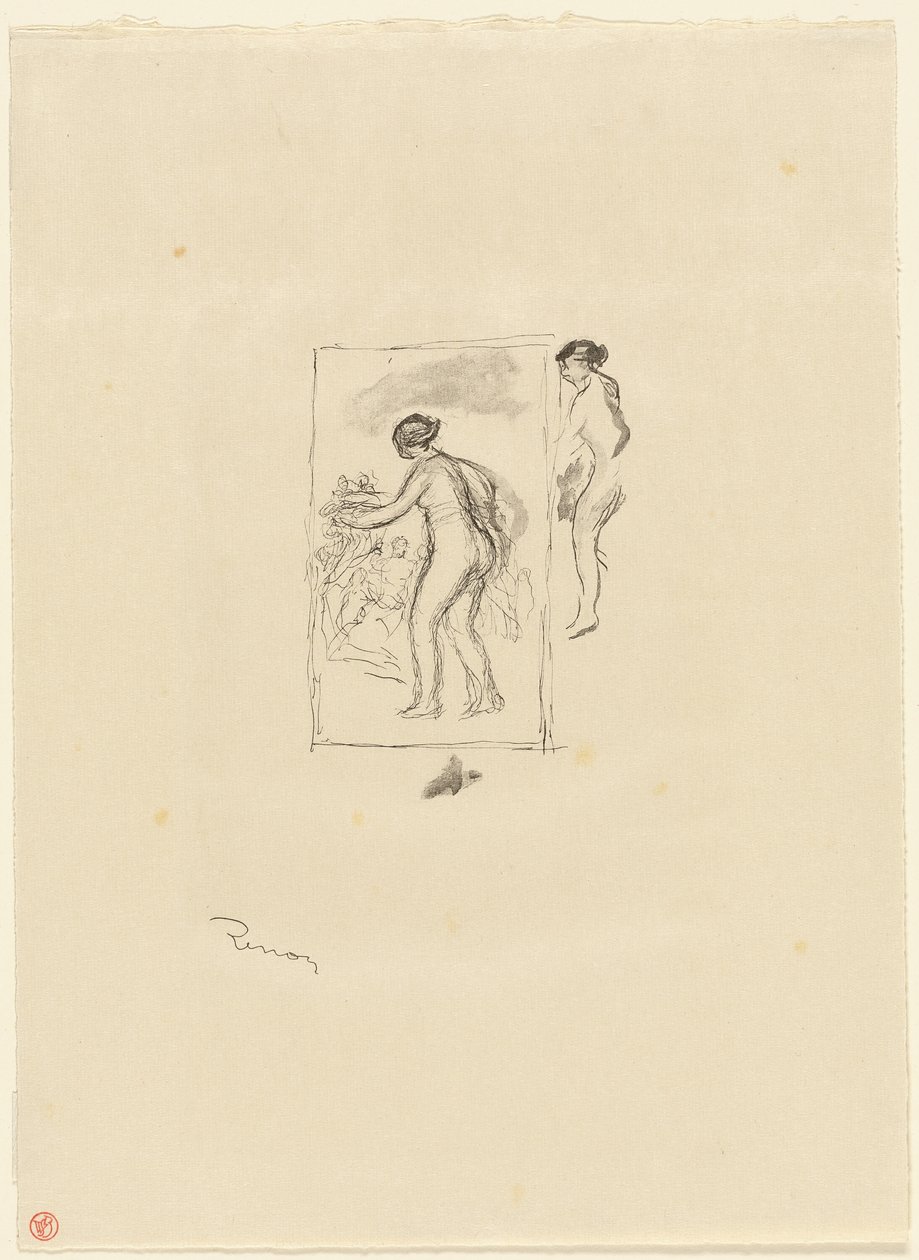 Donna con vite, 4ª variante da Pierre Auguste Renoir