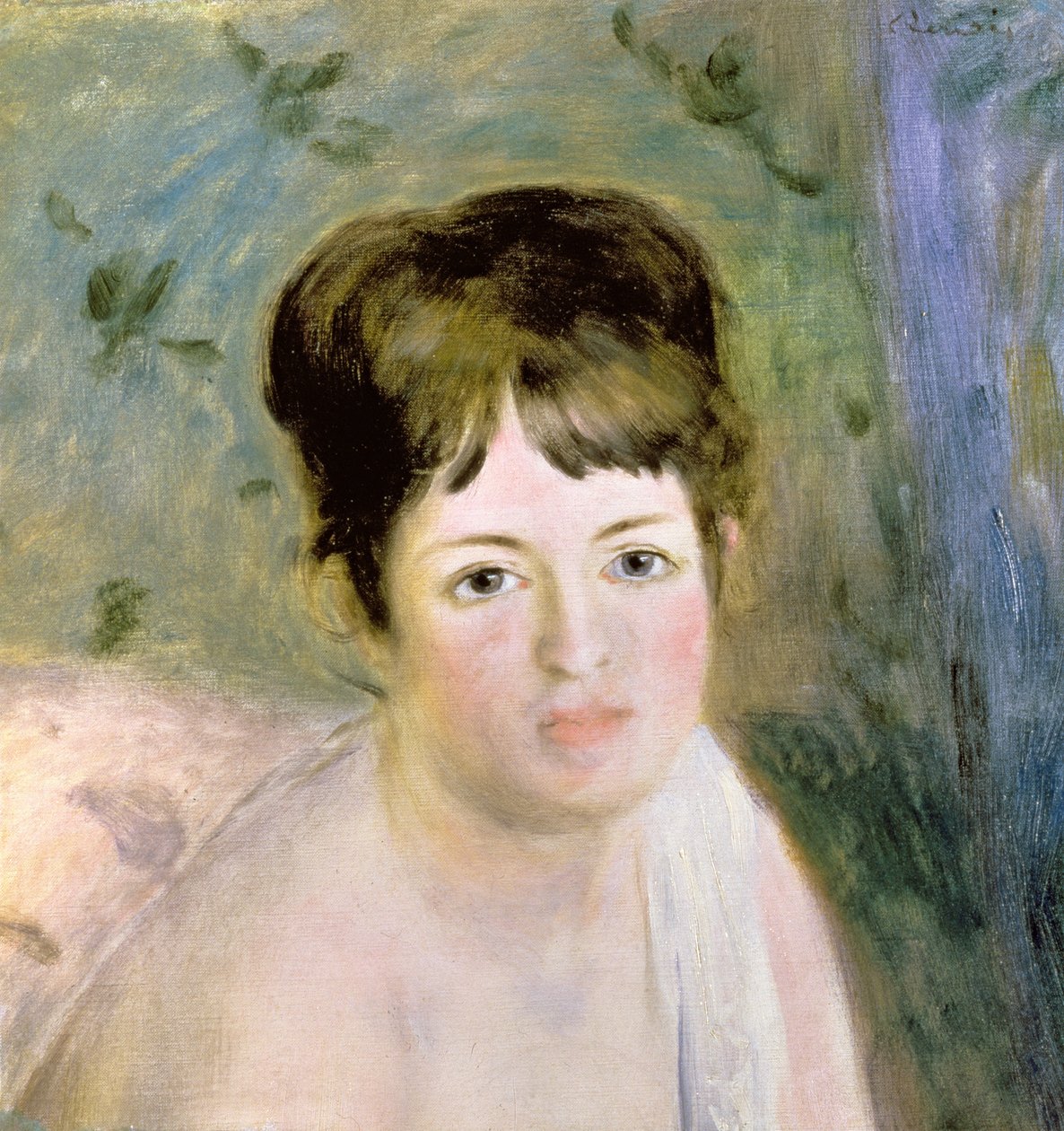 Testa di donna, c.1876 da Pierre Auguste Renoir