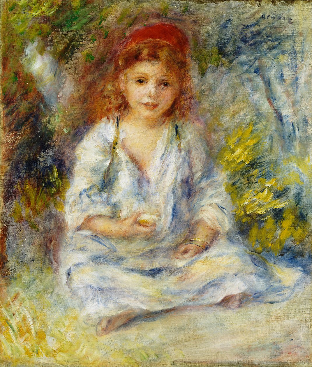 Giovane Ragazza Algerina, c.1881 da Pierre Auguste Renoir