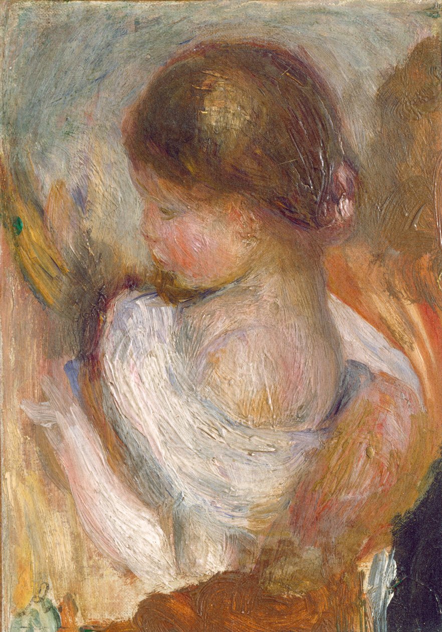 Giovane ragazza che legge da Pierre Auguste Renoir